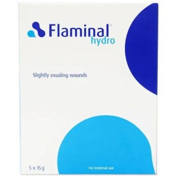 Flaminal Hydro Gel Acute or Chronic Wound Healing Gel 5x15g