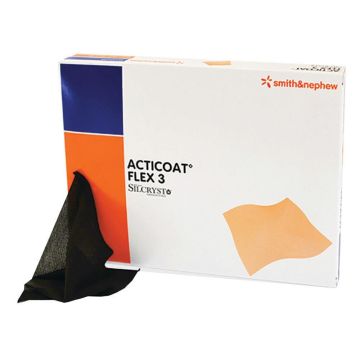 Acticoat Flex 3 Dressings with Silcryst Nanocrystals 10cm x 10cm (x5) 66800398